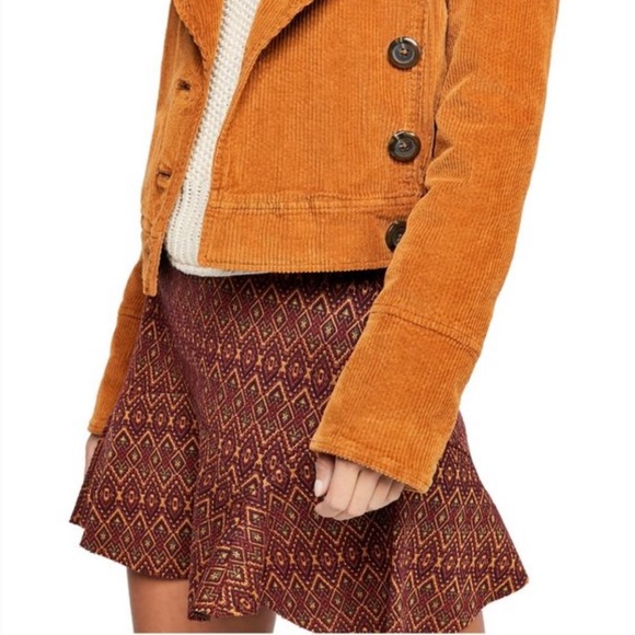 Free People When In Rome Ruffle Skirt sz Small - Picture 5 of 5